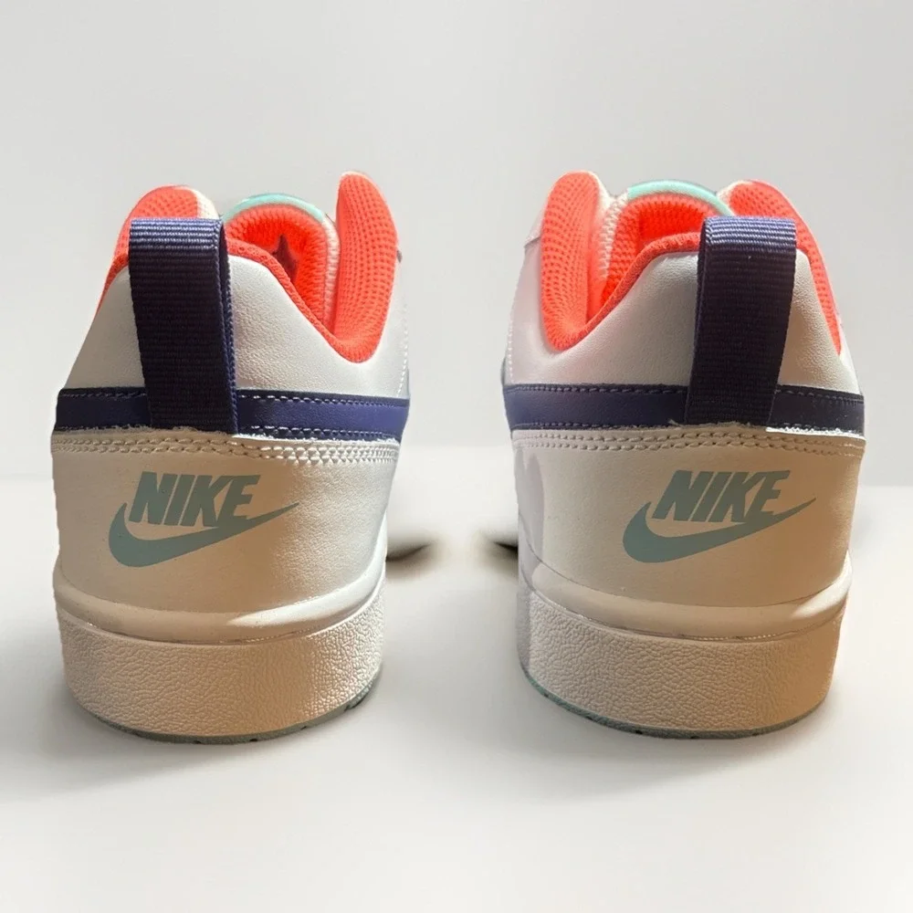 Nike Court Borough 2 Low White Dark Purple Dust - BQ5448-112 Size‎ 7 Youth